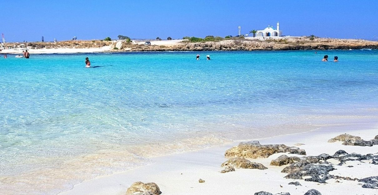 Ayia Thekla Beach  in Cyprus