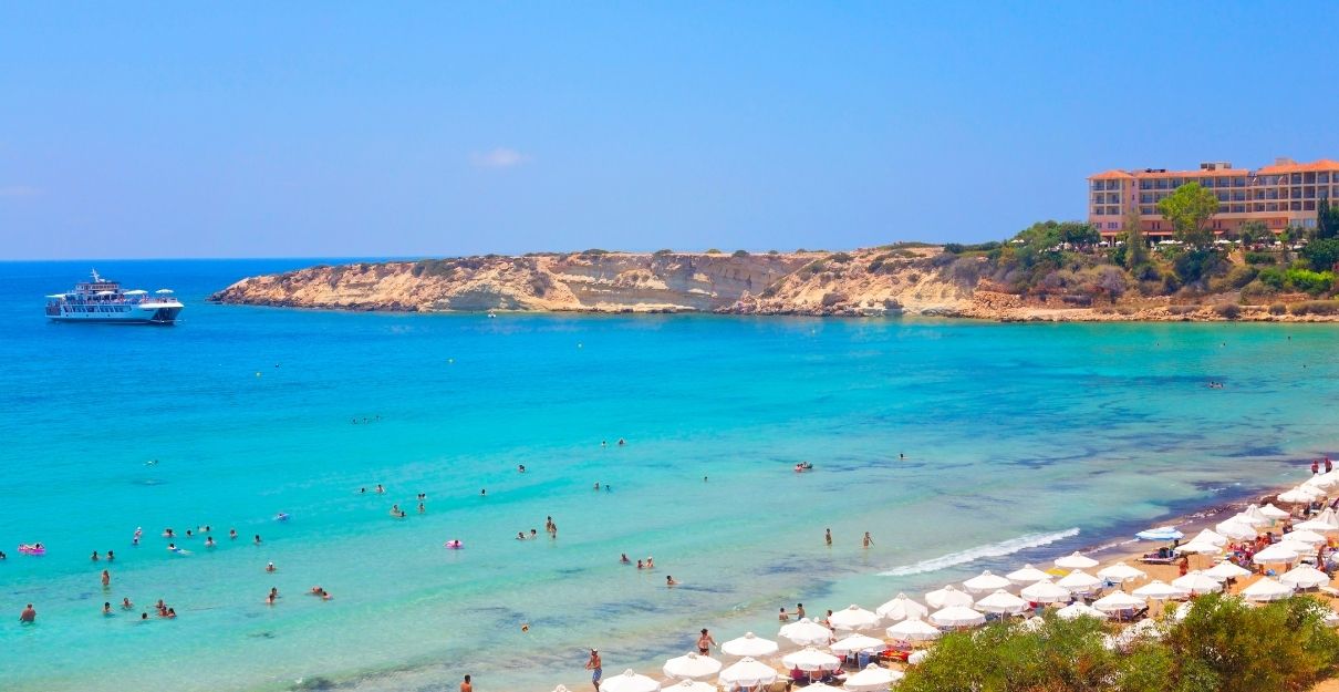 Coral Bay Beach  in Cyprus